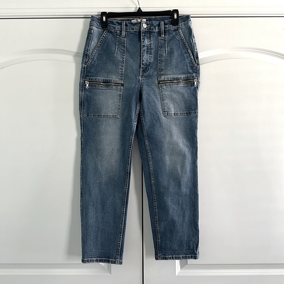 Free People Denim - FREE PEOPLE Front Pocket Zipper Jeans